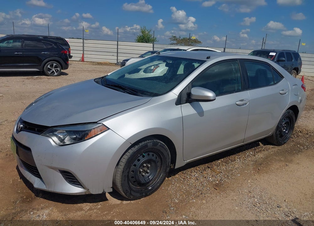 2016 TOYOTA COROLLA LE VIN: 5YFBURHE1GP480096