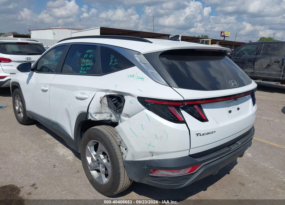 2022 HYUNDAI TUCSON SEL VIN: 5NMJB3AE5NH139963