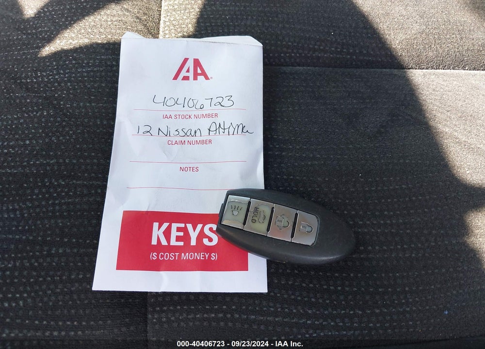 2012 NISSAN ALTIMA 2.5 S VIN: 1N4AL2APXCC112090