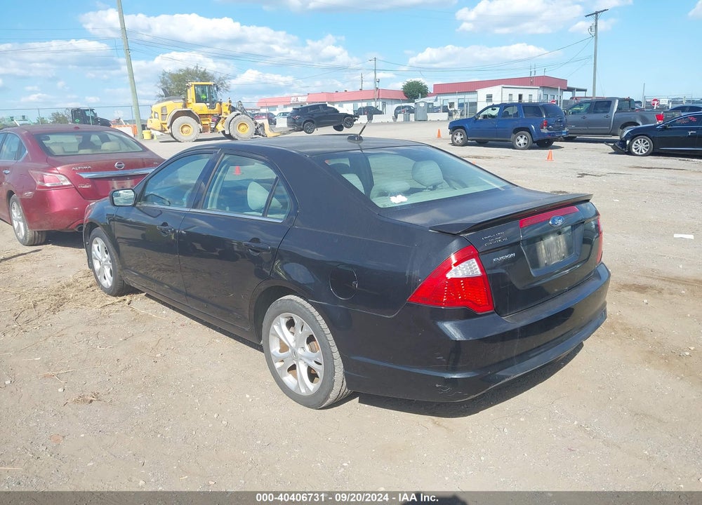2012 FORD FUSION SE VIN: 3FAHP0HA9CR267448