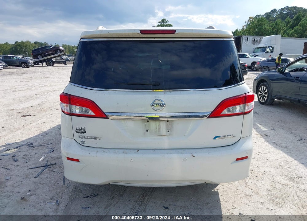 2011 NISSAN QUEST SL VIN: JN8AE2KP5B9013034