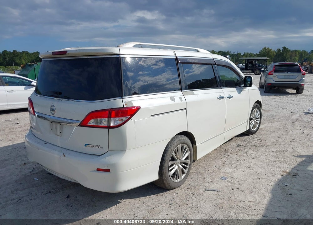 2011 NISSAN QUEST SL VIN: JN8AE2KP5B9013034