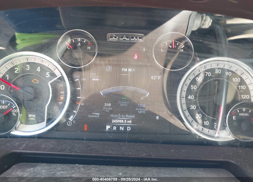 2018 RAM 3500 LAIE  4X4 8' BOX VIN: 3C63R3JL2JG331261