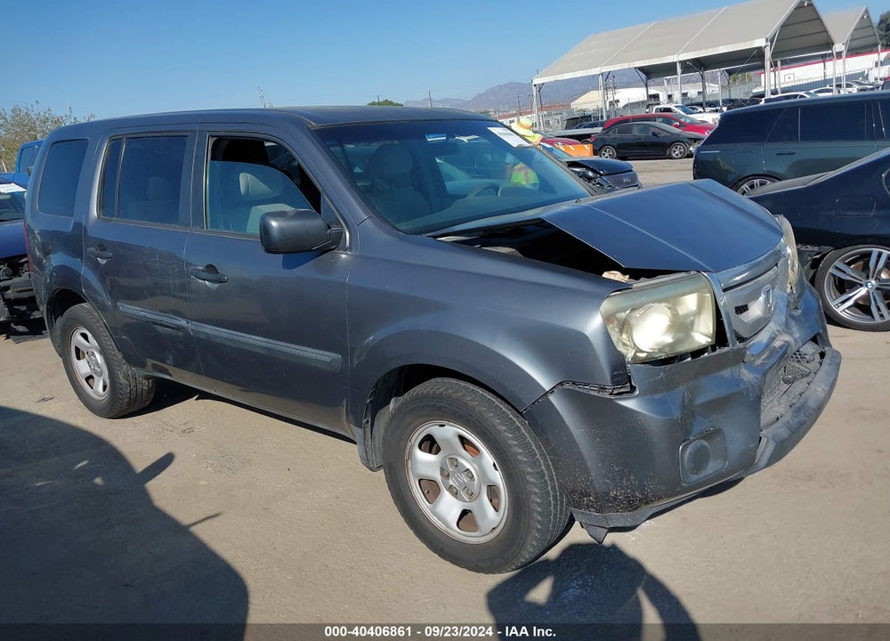 2011 HONDA PILOT LX VIN: 5FNYF3H27BB005063