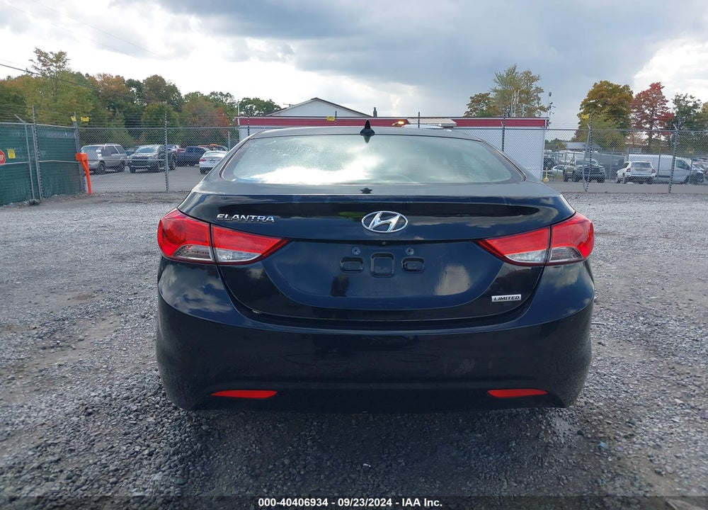 2012 HYUNDAI ELANTRA LIMITED VIN: 5NPDH4AE7CH096812