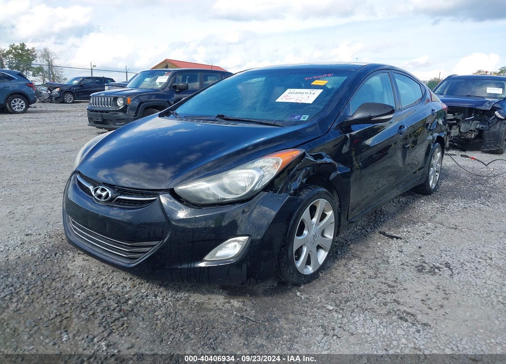 2012 HYUNDAI ELANTRA LIMITED VIN: 5NPDH4AE7CH096812