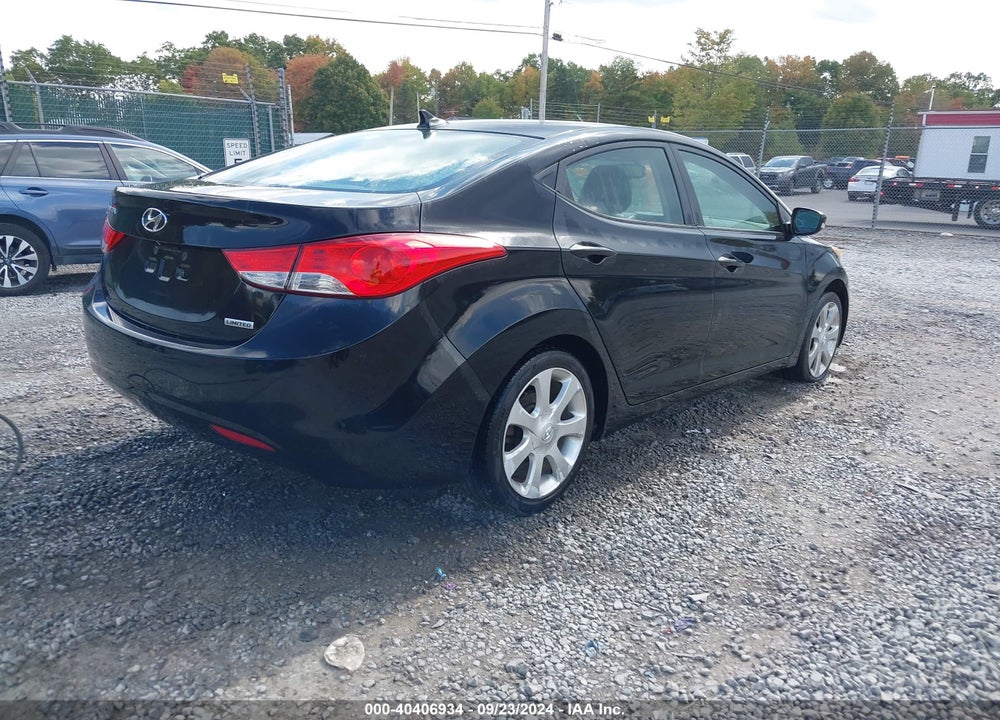 2012 HYUNDAI ELANTRA LIMITED VIN: 5NPDH4AE7CH096812