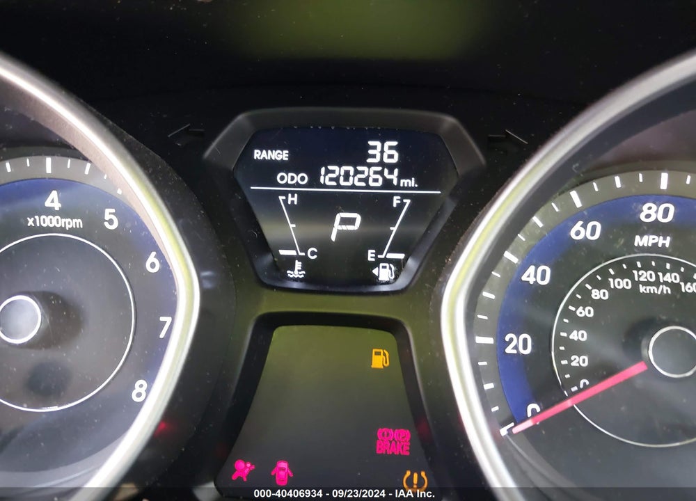2012 HYUNDAI ELANTRA LIMITED VIN: 5NPDH4AE7CH096812