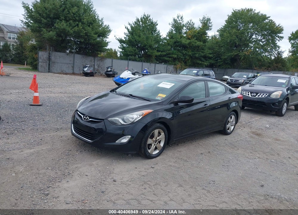 2012 HYUNDAI ELANTRA GLS VIN: 5NPDH4AE7CH111311