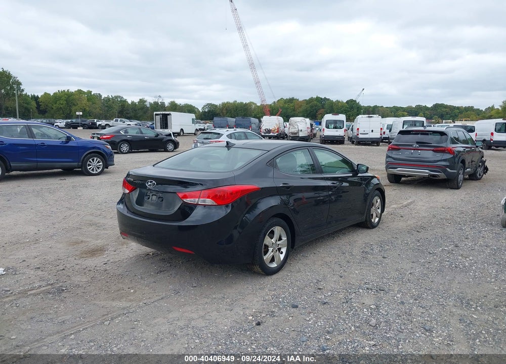 2012 HYUNDAI ELANTRA GLS VIN: 5NPDH4AE7CH111311