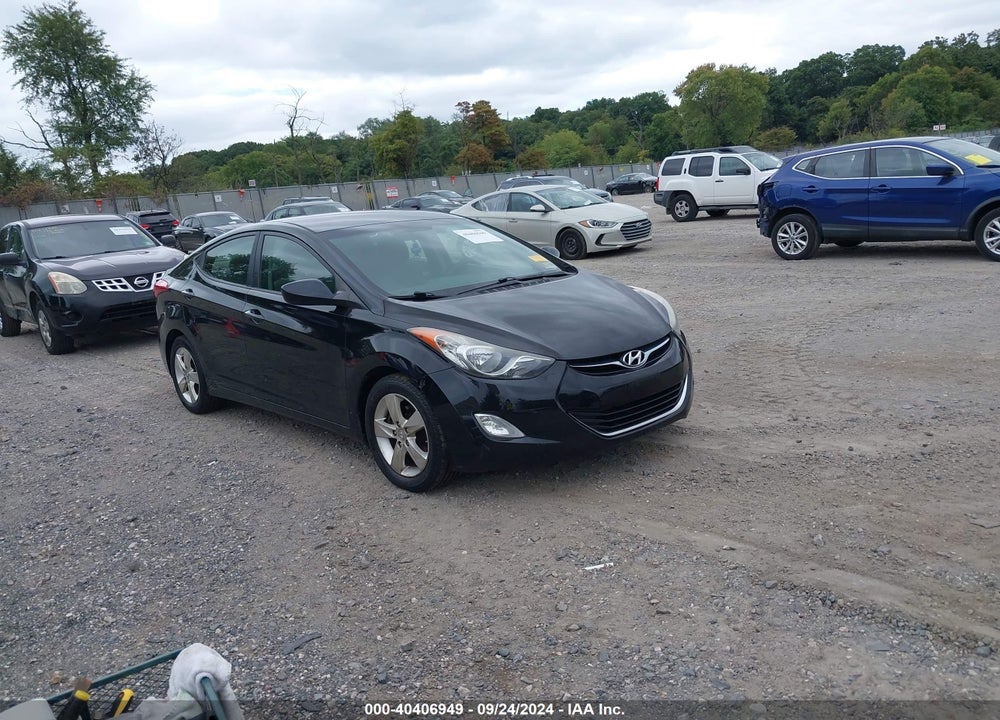 2012 HYUNDAI ELANTRA GLS VIN: 5NPDH4AE7CH111311