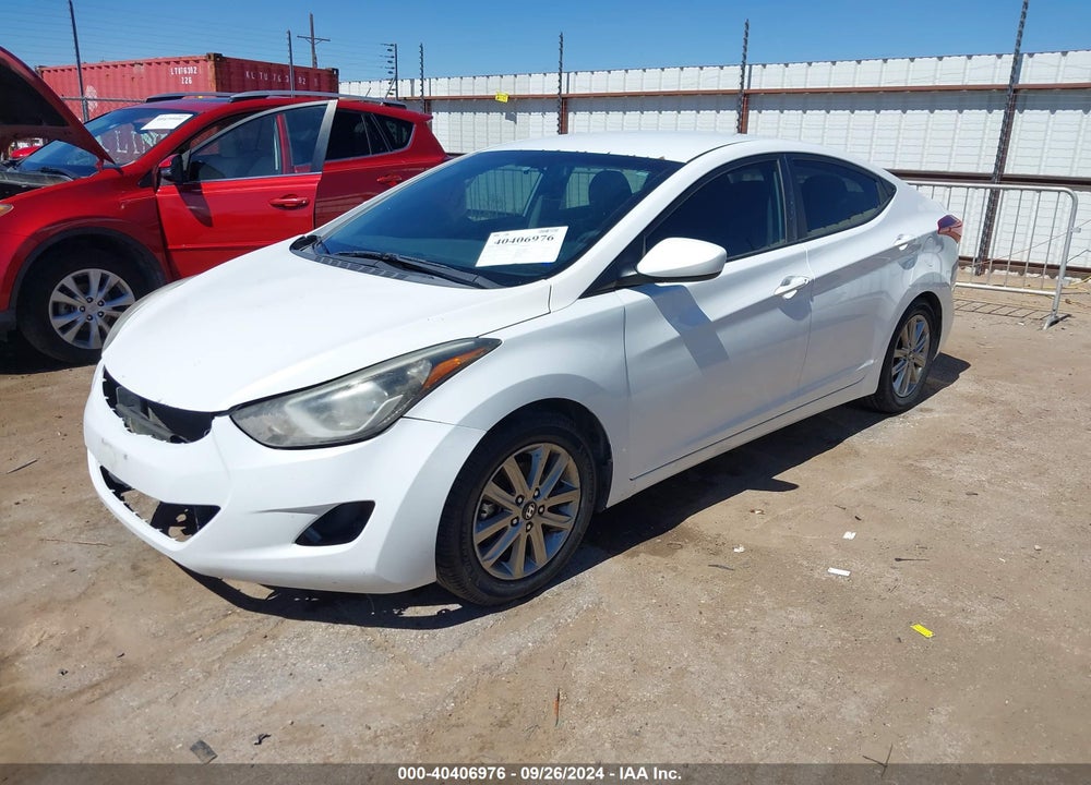 2014 HYUNDAI ELANTRA SE VIN: 5NPDH4AE6EH489638