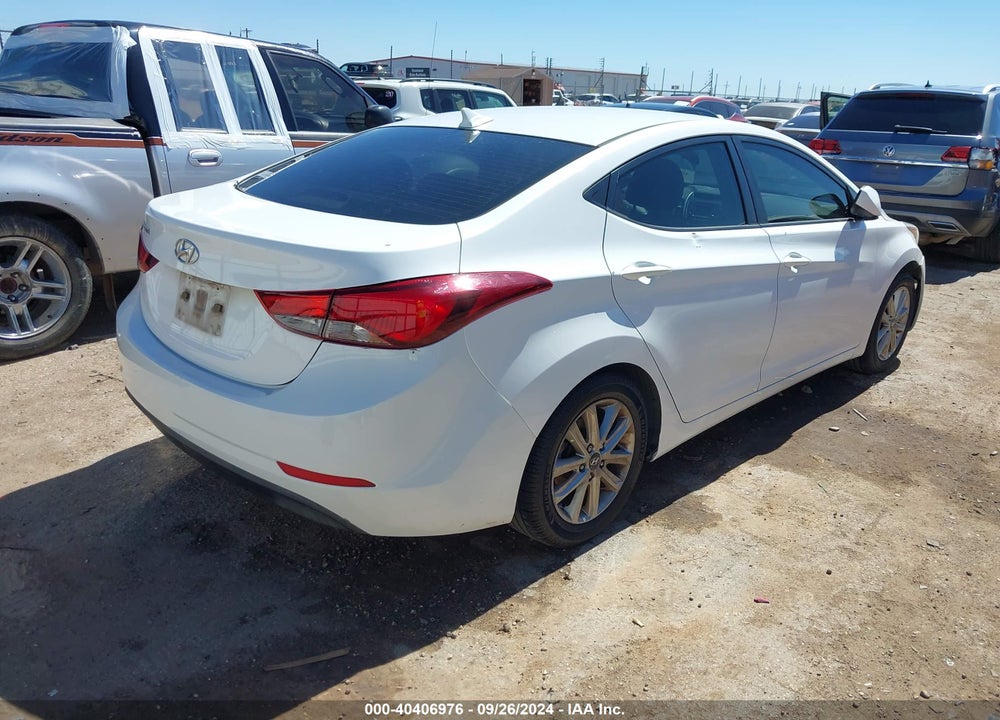 2014 HYUNDAI ELANTRA SE VIN: 5NPDH4AE6EH489638