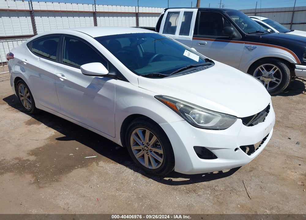 2014 HYUNDAI ELANTRA SE VIN: 5NPDH4AE6EH489638
