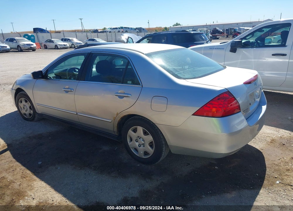 2006 HONDA ACCORD 2.4 LX VIN: 3HGCM56406G708859