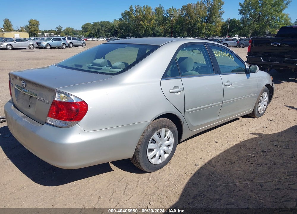 2005 TOYOTA CAMRY LE VIN: 4T1BE32K45U391806