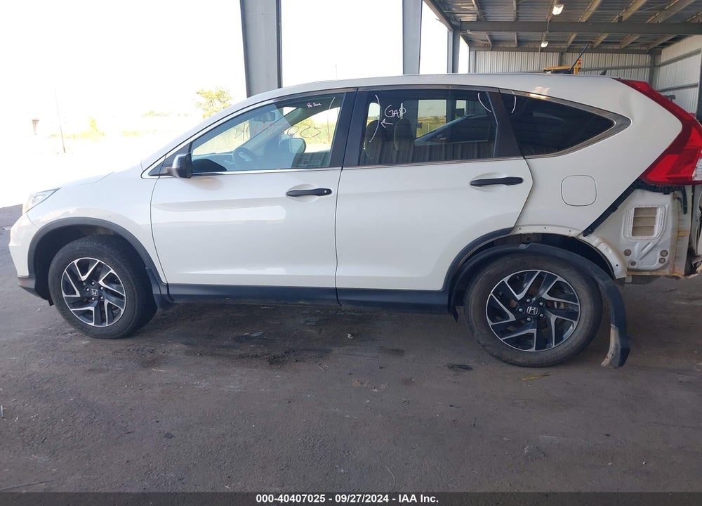 2016 HONDA CR-V SE VIN: 5J6RM4H46GL116204