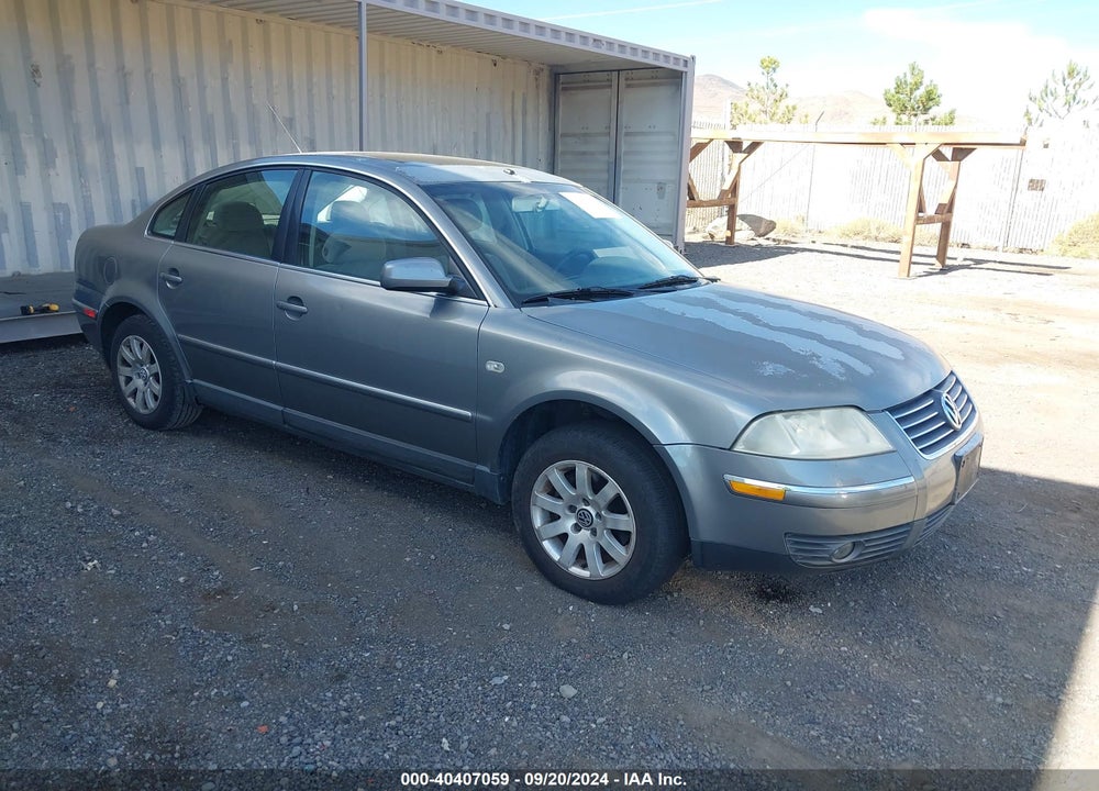 2002 VOLKSWAGEN PASSAT GLS VIN: WVWPD63B12P184670