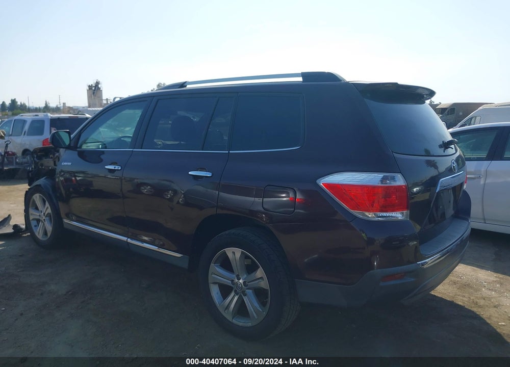2013 TOYOTA HIGHLANDER LIMITED V6 VIN: 5TDYK3EH5DS138973