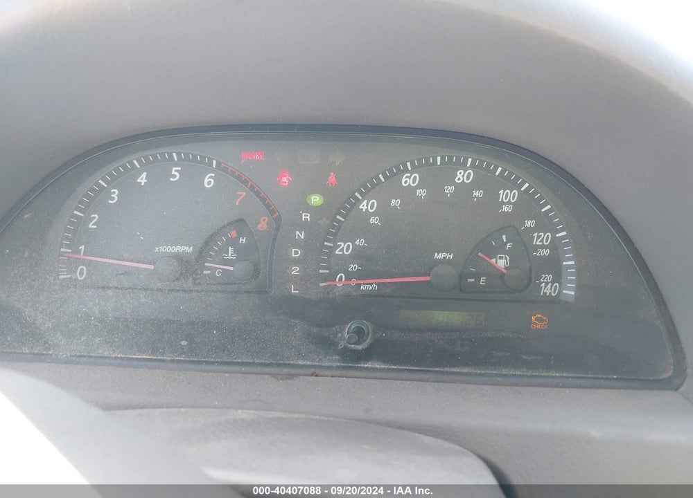 2002 TOYOTA CAMRY LE VIN: 4T1BE32K02U630747