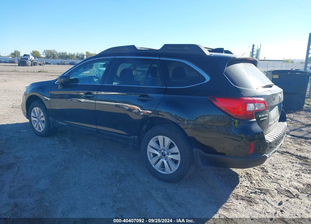 2016 SUBARU OUTBACK 2.5I PREMIUM VIN: 4S4BSACC1G3207984
