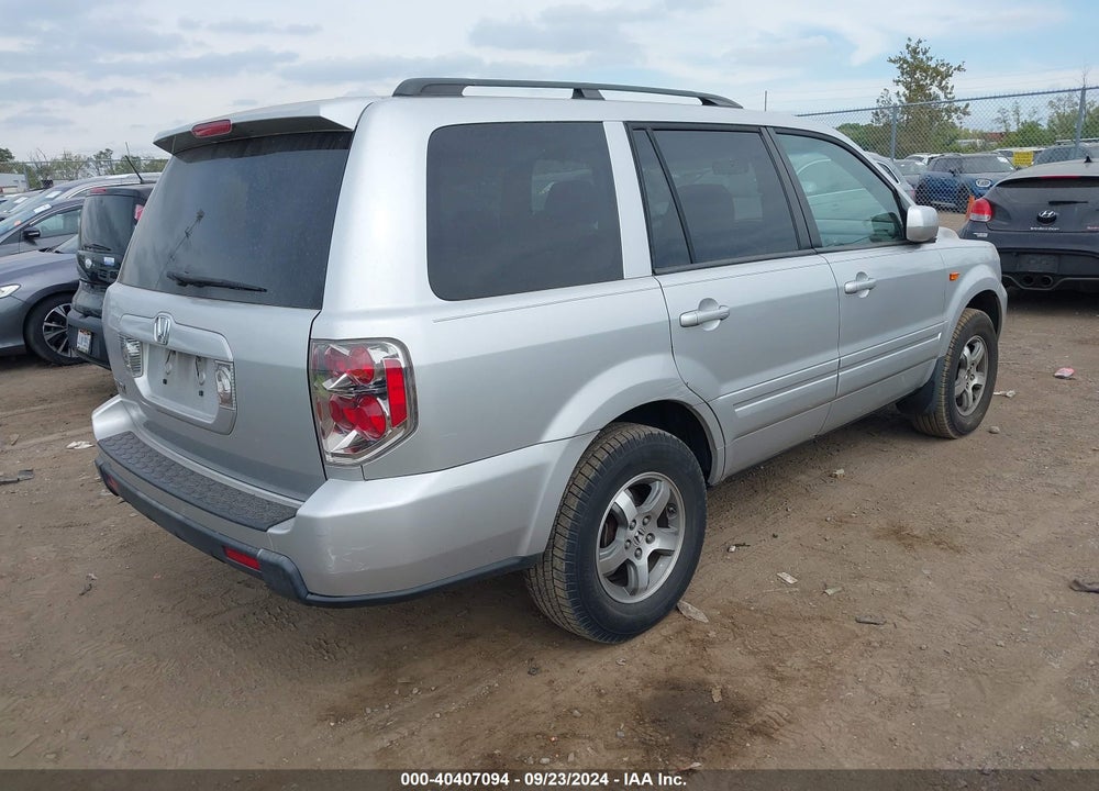 2006 HONDA PILOT EX-L VIN: 5FNYF28616B016238