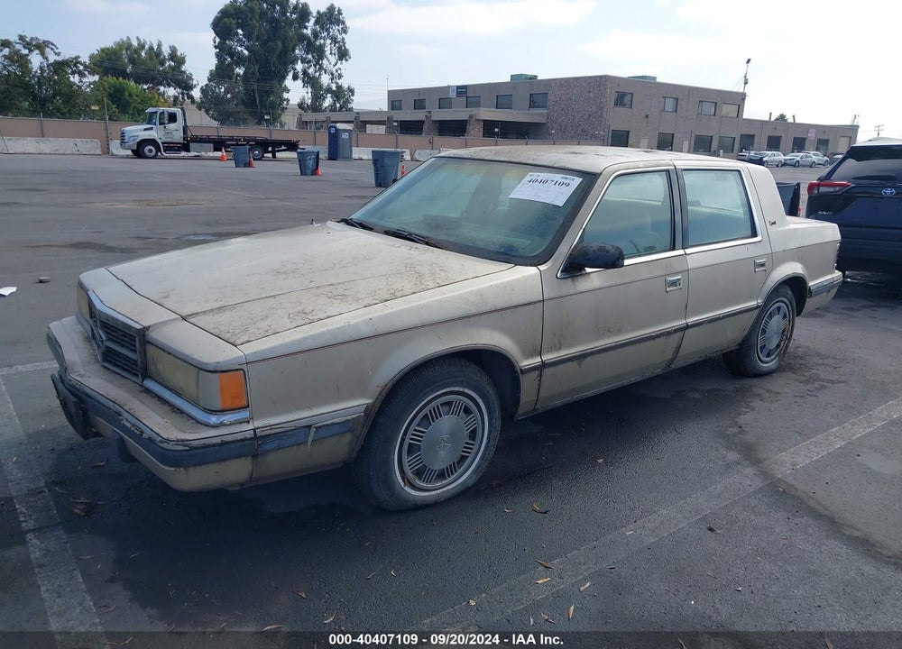 1990 DODGE DYNASTY VIN: 1B3XC4635LD785726