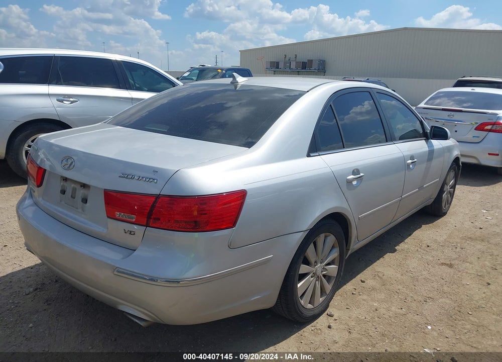 2009 HYUNDAI SONATA LIMITED V6 VIN: 5NPEU46F89H456227