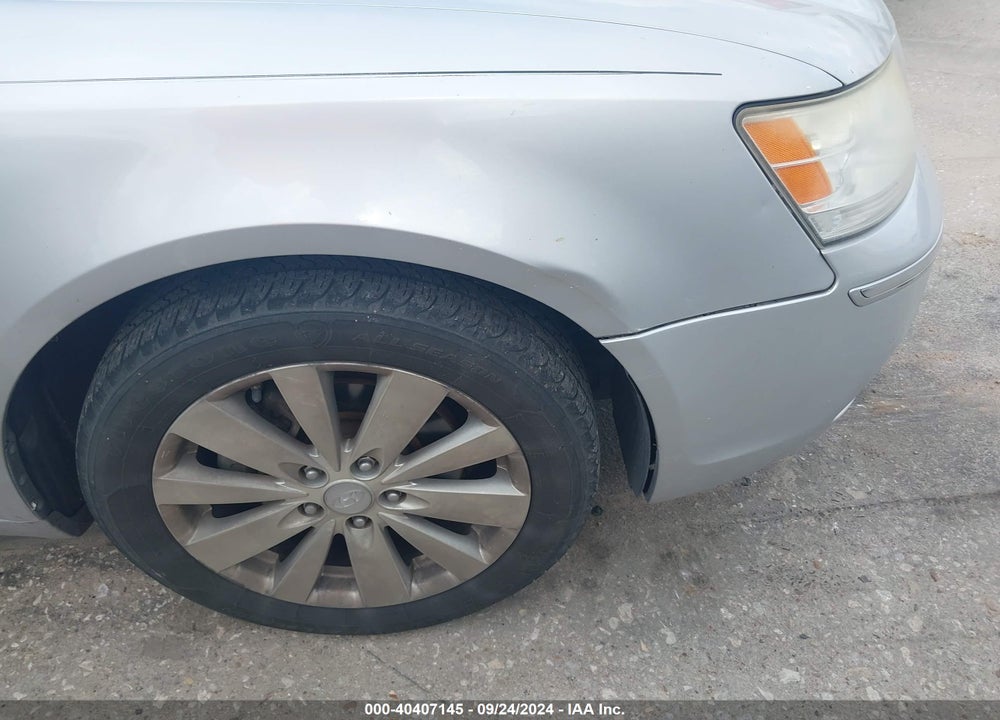 2009 HYUNDAI SONATA LIMITED V6 VIN: 5NPEU46F89H456227