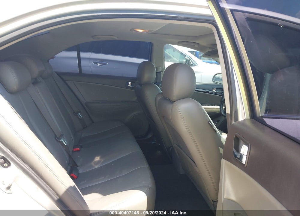 2009 HYUNDAI SONATA LIMITED V6 VIN: 5NPEU46F89H456227