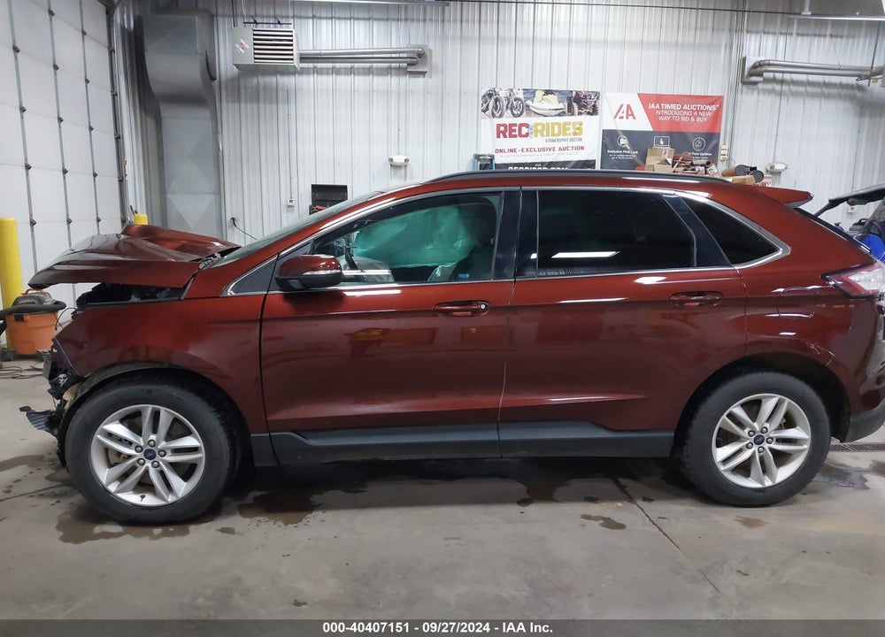 2015 FORD EDGE SEL VIN: 2FMTK4J81FBC23685
