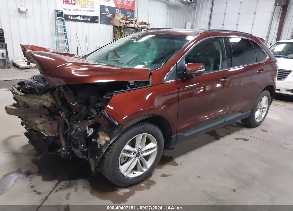 2015 FORD EDGE SEL VIN: 2FMTK4J81FBC23685