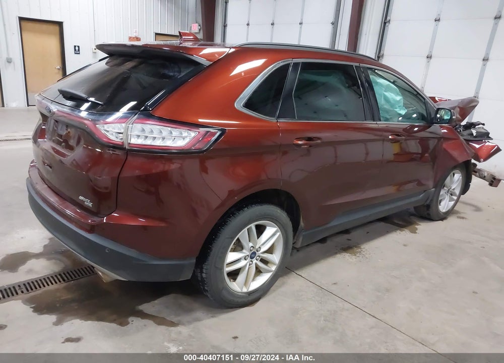 2015 FORD EDGE SEL VIN: 2FMTK4J81FBC23685