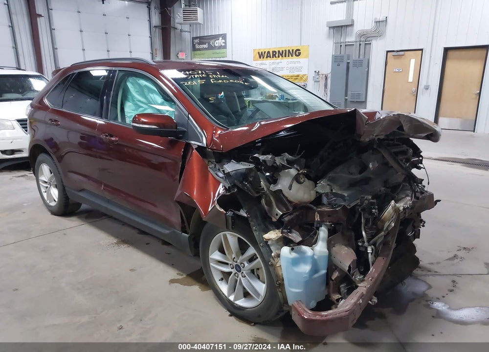 2015 FORD EDGE SEL VIN: 2FMTK4J81FBC23685