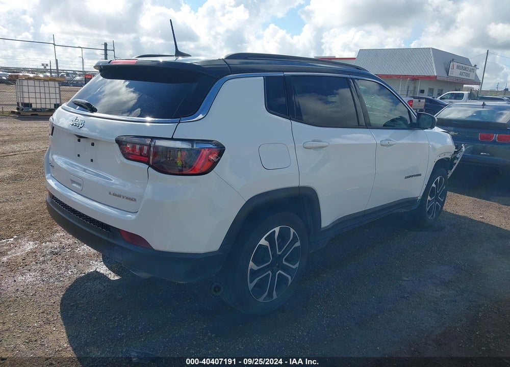 2022 JEEP COMPASS LIMITED 4X4 VIN: 3C4NJDCB9NT213157