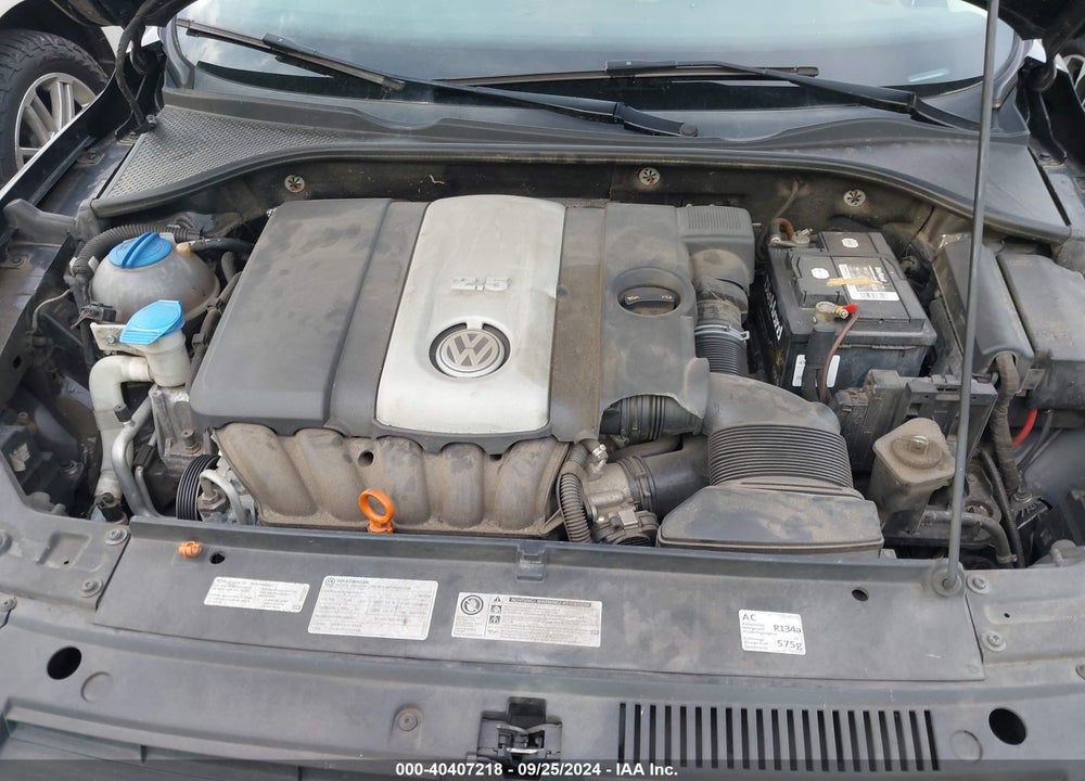 2013 VOLKSWAGEN PASSAT 2.5L SE VIN: 1VWBP7A3XDC080687