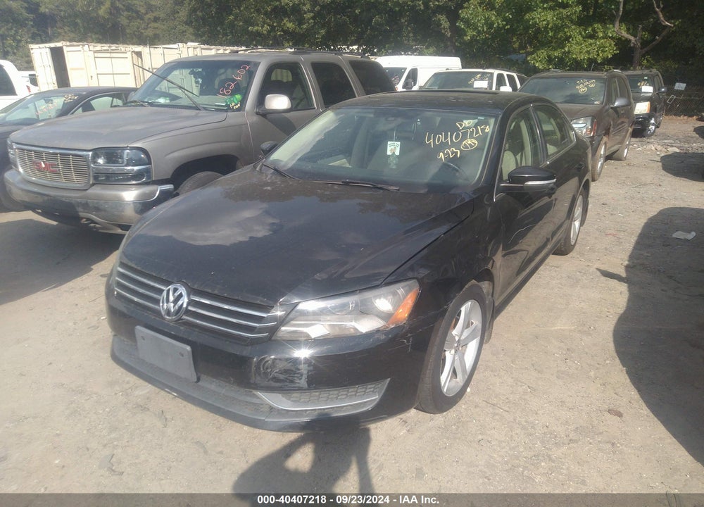 2013 VOLKSWAGEN PASSAT 2.5L SE VIN: 1VWBP7A3XDC080687