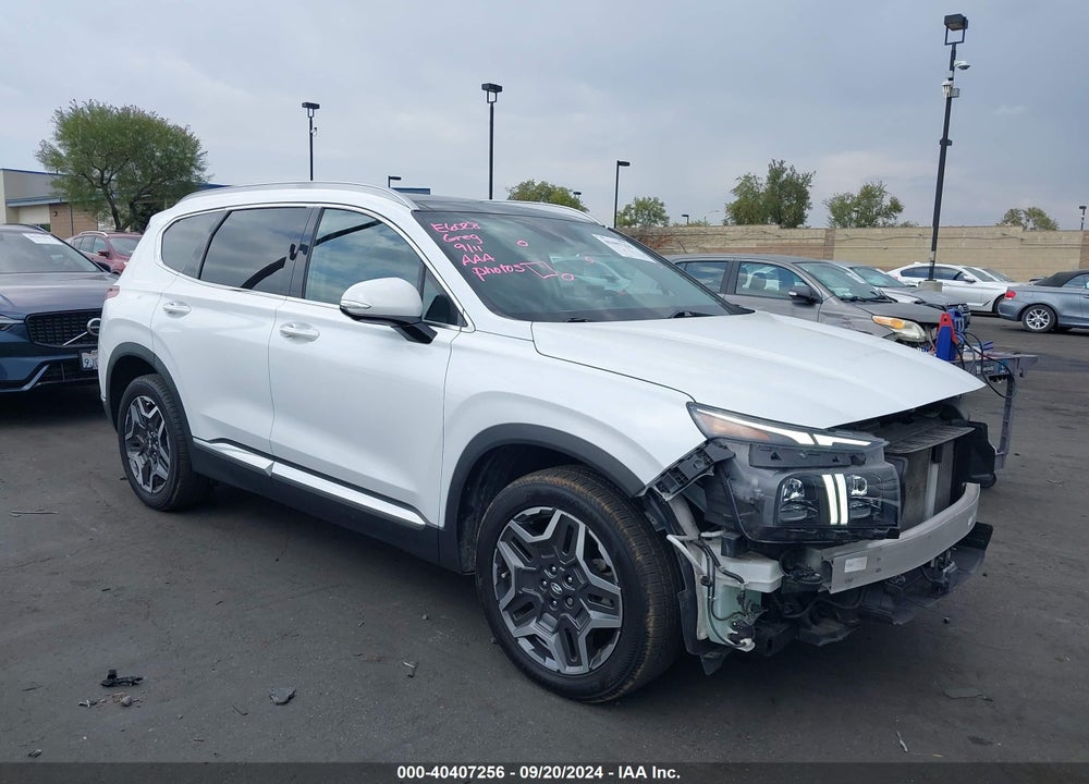 2021 HYUNDAI SANTA FE LIMITED VIN: 5NMS44AL2MH326613