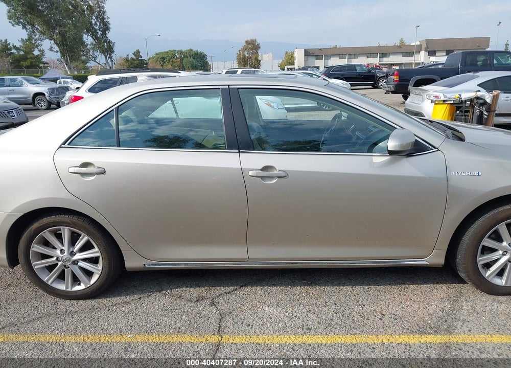 2014 TOYOTA CAMRY HYBRID XLE VIN: 4T1BD1FK9EU107670