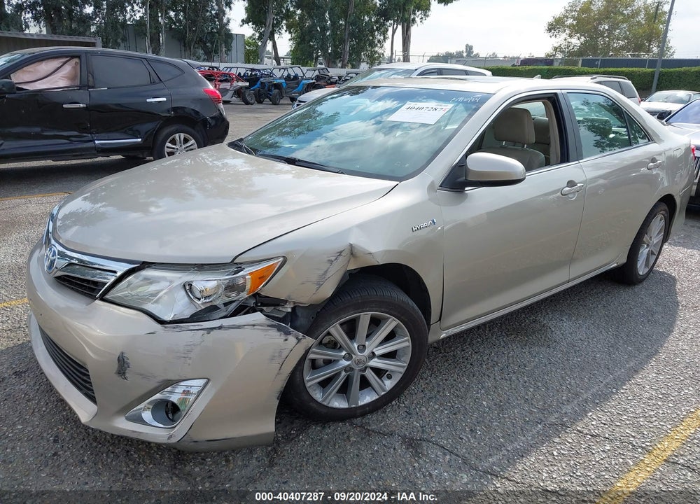 2014 TOYOTA CAMRY HYBRID XLE VIN: 4T1BD1FK9EU107670