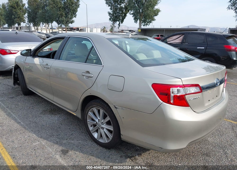 2014 TOYOTA CAMRY HYBRID XLE VIN: 4T1BD1FK9EU107670