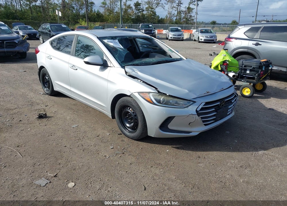 2017 HYUNDAI ELANTRA SE VIN: KMHD74LFXHU099768