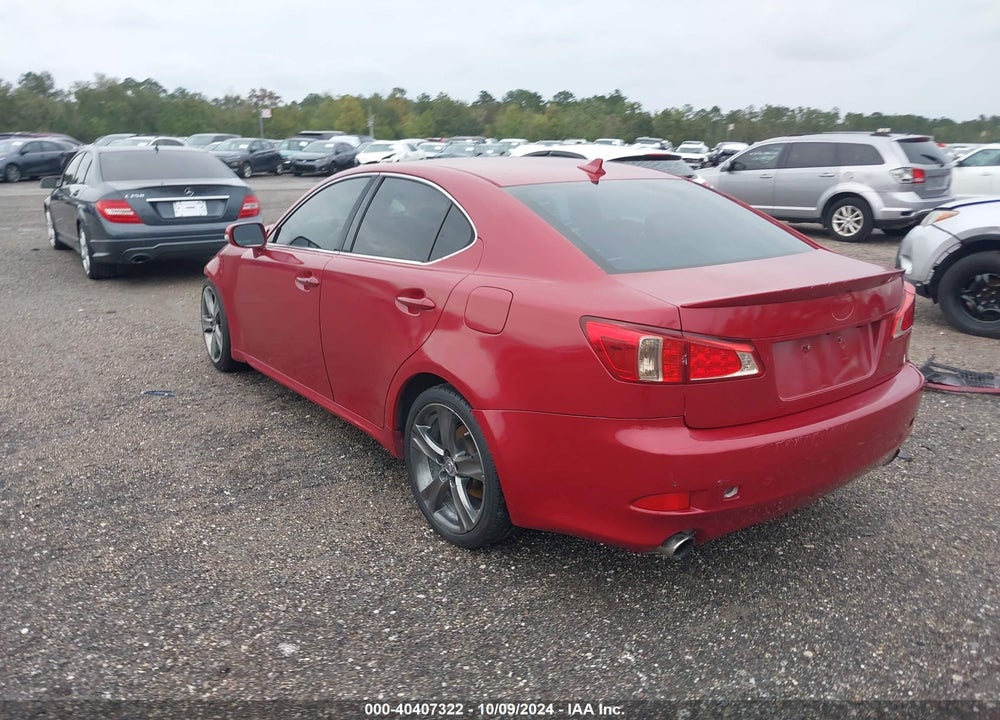 2011 LEXUS IS 250 VIN: JTHBF5C25B5139837