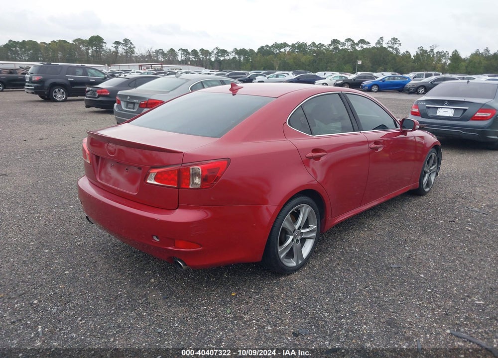 2011 LEXUS IS 250 VIN: JTHBF5C25B5139837