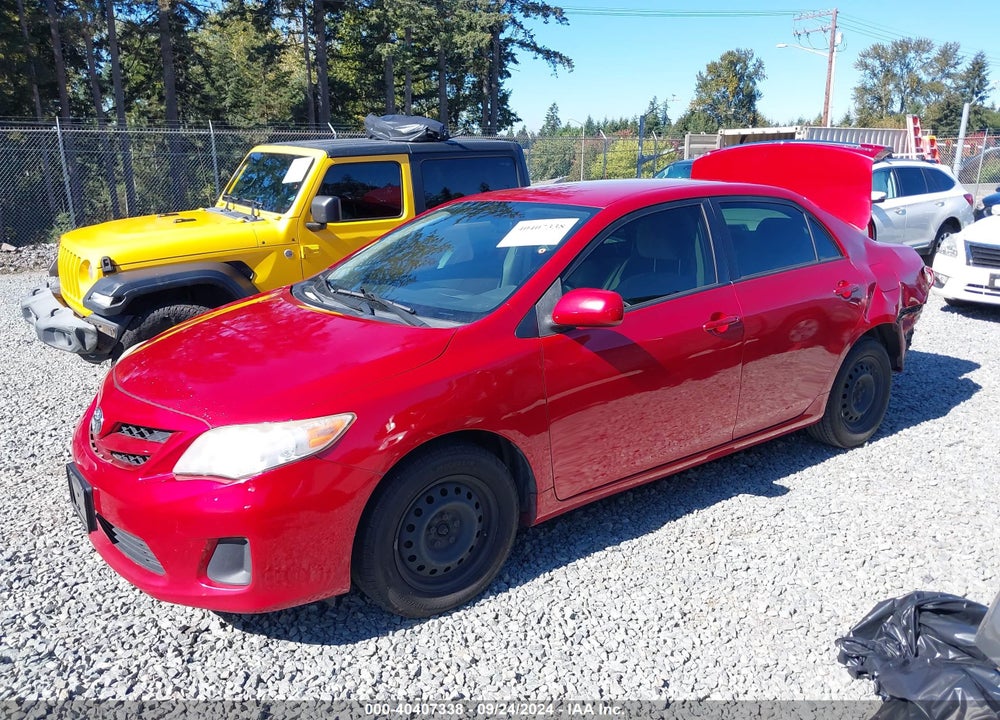 2011 TOYOTA COROLLA LE VIN: JTDBU4EEXBJ098573