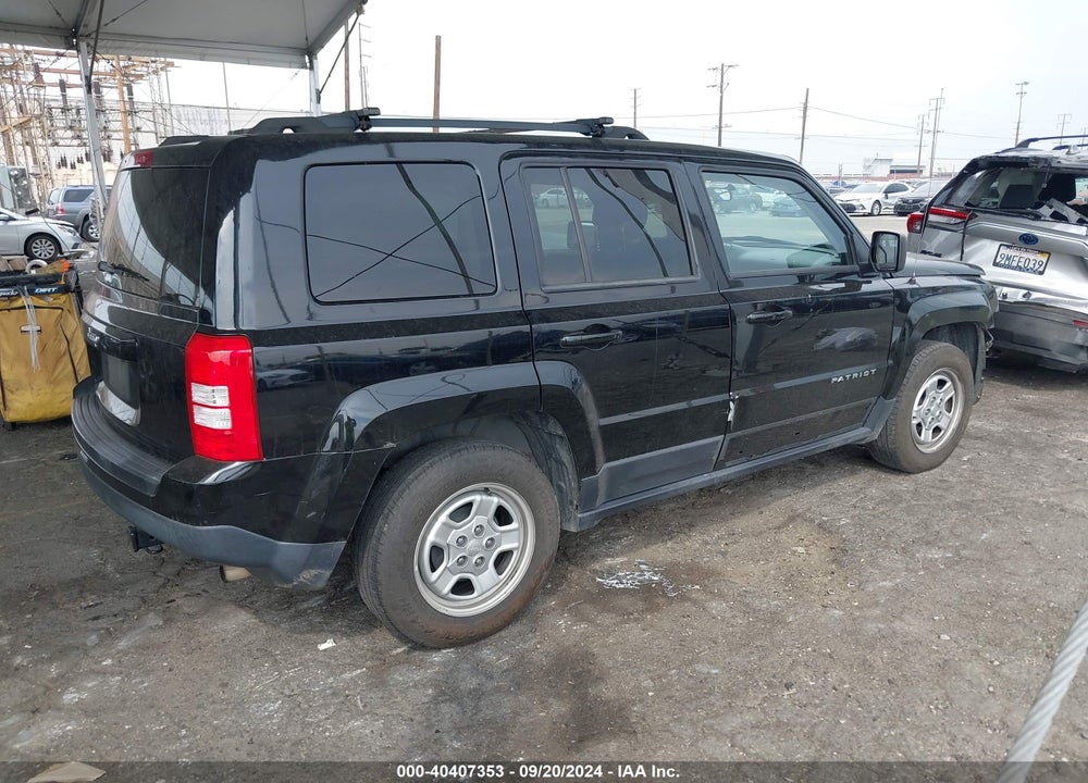 2015 JEEP PATRIOT SPORT VIN: 1C4NJPBA3FD413355