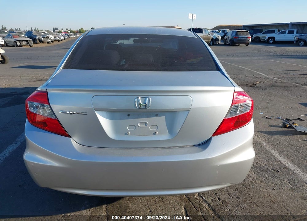 2012 HONDA CIVIC LX VIN: 2HGFB2F59CH599307