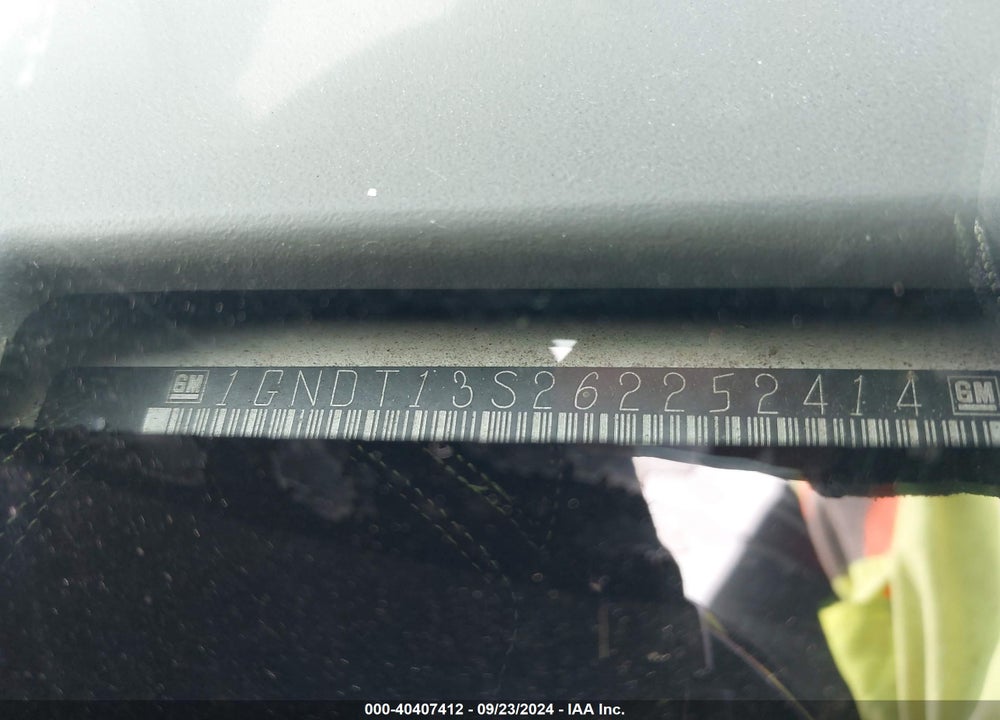 2006 CHEVROLET TRAILBLAZER LS VIN: 1GNDT13S262252414