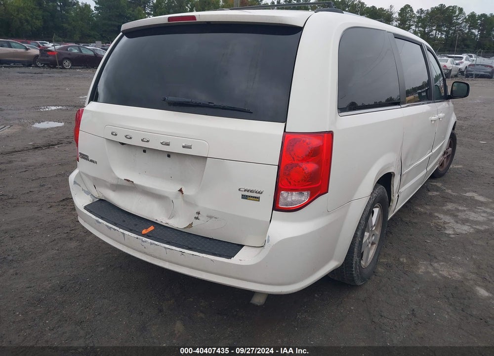 2011 DODGE GRAND CARAVAN CREW VIN: 2D4RN5DG1BR662338
