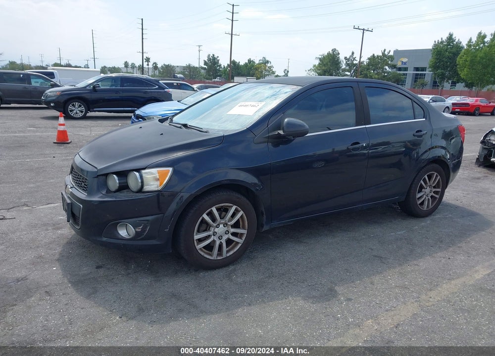 2013 CHEVROLET SONIC LT AUTO VIN: 1G1JC5SG6D4144792